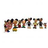 11 Vtg Disney Mickey & Minnies Mouse Figures