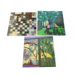 3 Ellen Sieber Paintings / Collages