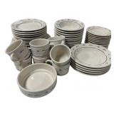 54pcs Longaberger Pottery Dish Set