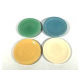 5pcs Fiesta Ware Saucers Mixed Colors
