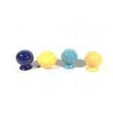 4pcs Fiesta Ware Salt & Pepper Shakers