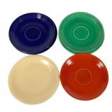 6pcs Fiesta Ware Saucers Mixed Colors