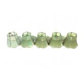 5 Small Green Transparent Shell Light Covers