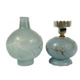 Oil Lamp Converted to Electric Table Lamp