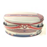Train Themed Tin Notion Box w Handles
