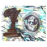 Roy Sieber Memorial Items Cloth Statue Box
