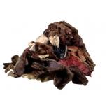 Large Tote Full of Fur Items - Hats, Clothing, +