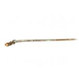 German Hiking Stick w Location Badges