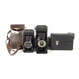 2 Antique Kodak Cameras No 1 Diomatic +