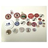 Early Indiana Sports & Advertising Pins Patches +