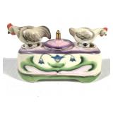 Occupied Japan Chicken Themed Salt Pepper Shakers