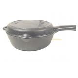 Cabellas Cast Iron Skillet w Lid 12"