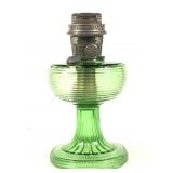 Large Antique Alladin Kerosene / Oil Lamp Green