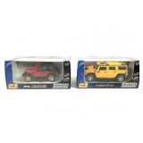 NOS Meisto Red Wrangler & Yellow Hummer