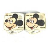 2 Disney Shelcore Childrens Vinyl Record Players