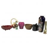 Misc Pottery & Ceramic Items w Frankoma Bud Vase