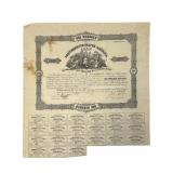 CSA Confederate States of America Loan Slips 1861