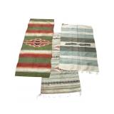 3 Southwest Style Woven Rugs