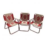 3 IU Outdoor Woven Folding Chairs