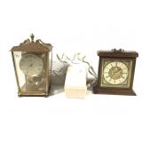 3 Vtg Alarm Clocks - 2 Wind & 1 Electric