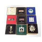 8 Texas State Capitol Christmas Ornaments +