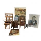 3 Models of Gutenburg & Da Vinci Printing Press