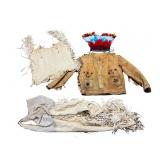Repro Native American Costume Pieces w Headdress