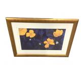 Large Framed Floral Print - Crown Fine Arts
