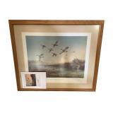 Signed Print Eastern Shore Mallards Paul McGehee