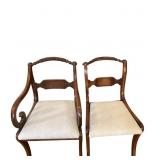 Victorian Cottage Carved Wood Dining Chairs