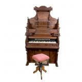 1800s Era Air Foot Petal Organ Janus Patterson