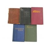 5 Early Hardcover Hymnals