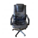 Used Ergonomic Pleather & Plastic Rolling Chair