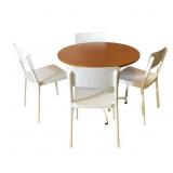 Herman Miller Kitchen Table + Plastic Chairs
