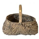Early Woven Large Butt Basket