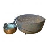 Early Cast Iron Pots & Hooks