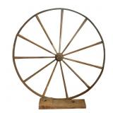 Large Antique Spinning Wheel (Wheel Only)