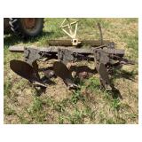 3 Point Tractor Hitch Equipment  2 Plows 1 Scraper