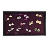 12 Pr Trifari Clip Earrings