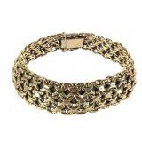 18K Woven Bracelet 25.2 G 8" L