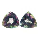 Trillion Mystic Topaz  3.85CT 10mm