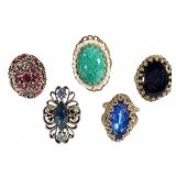 Red Glass Earrings & Pendant & More