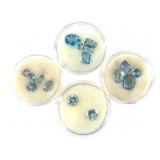 Loose Faceted Gems - Blue Topaz, Aquamarine