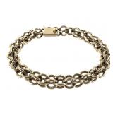 14 K Chain Bracelet 31.5g TW 7 1/2" L