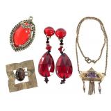 5 Vtg Turkish Style Rings