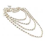 42" L Pearl Necklace 4mm