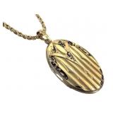 Christian Dior Locket on 29" L Necklace