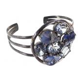 Sterling Boulder Opal Mystic Topaz Bracelet 40.7g