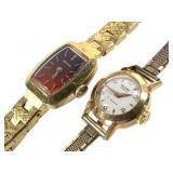 2 Ladies Watches Waltham & Record Geneve GF