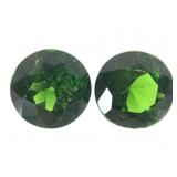 Chrome Diopside 1.00CT 6.5mm Round Pr